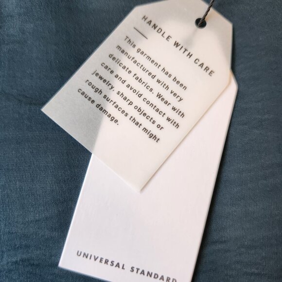 NWT Universal Standard Alice Satin Boatneck Top - Deep Sea - Picture 9 of 15